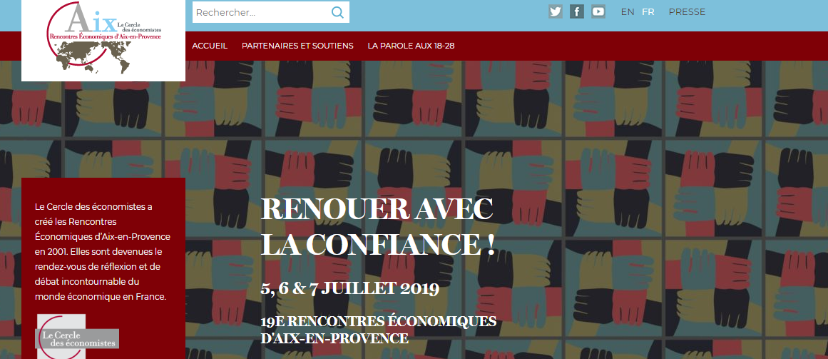 Plus que 15 jours pour vous inscrire aux Rencontres Economiques d’Aix-en-Provence !