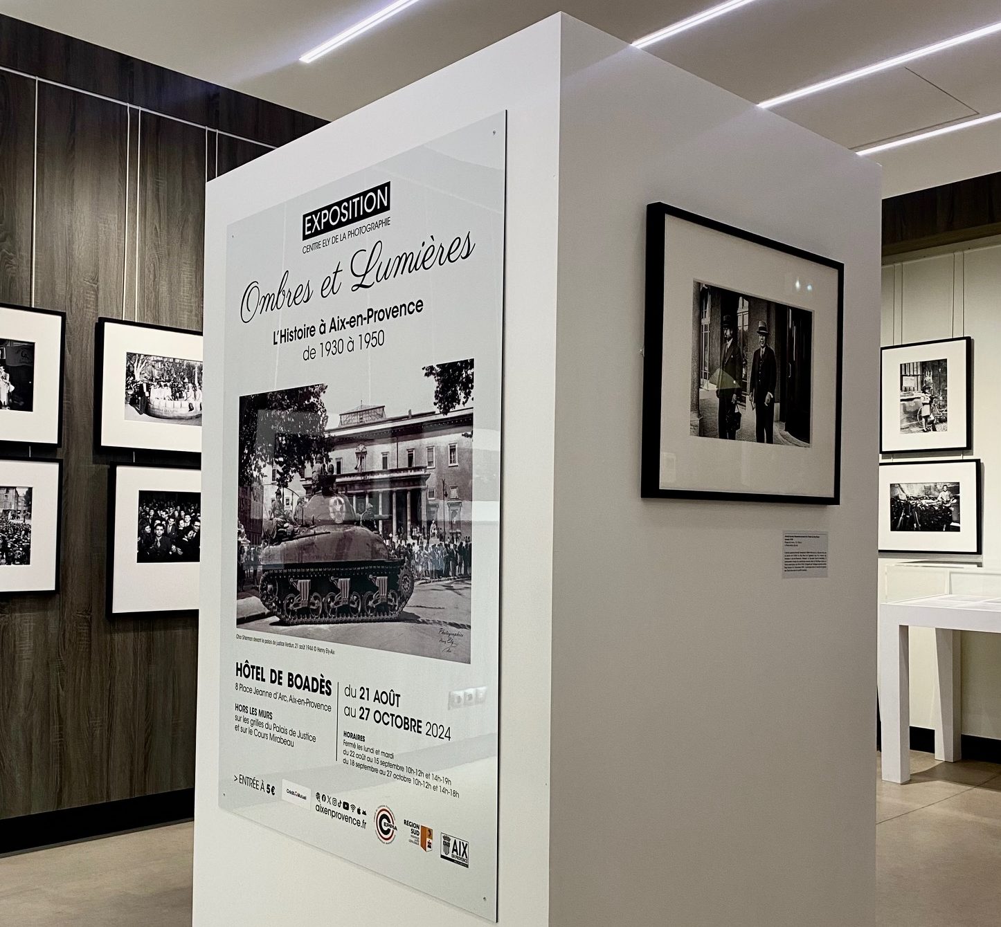 Exposition Ombres et Lumières : Aix-en-Provence à travers l’objectif de la famille Ely 